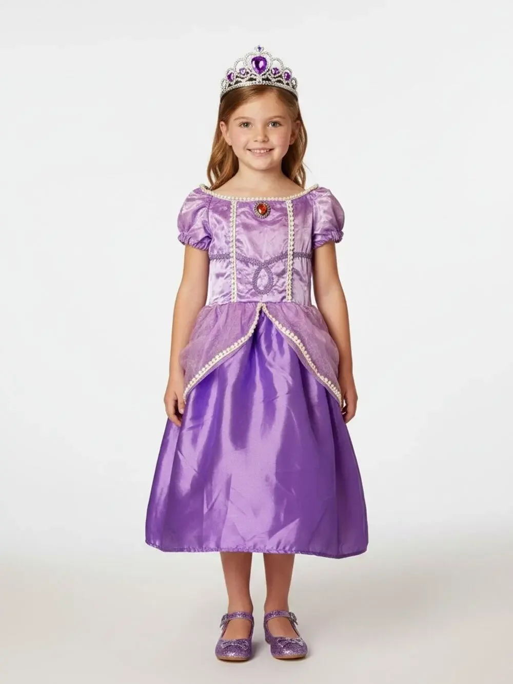 Official Disney Store Princess Sofia the First Costume Gown Purple Girls 7-8